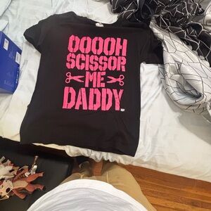 Aew acclaimed T shirt oooh scissor me daddy